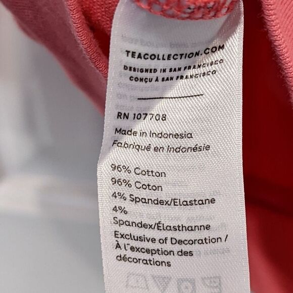 Tea Collection Ruffled Collar Feminine Sweatshirt Long Sleeve Top Girls Size 10 - Picture 5 of 5